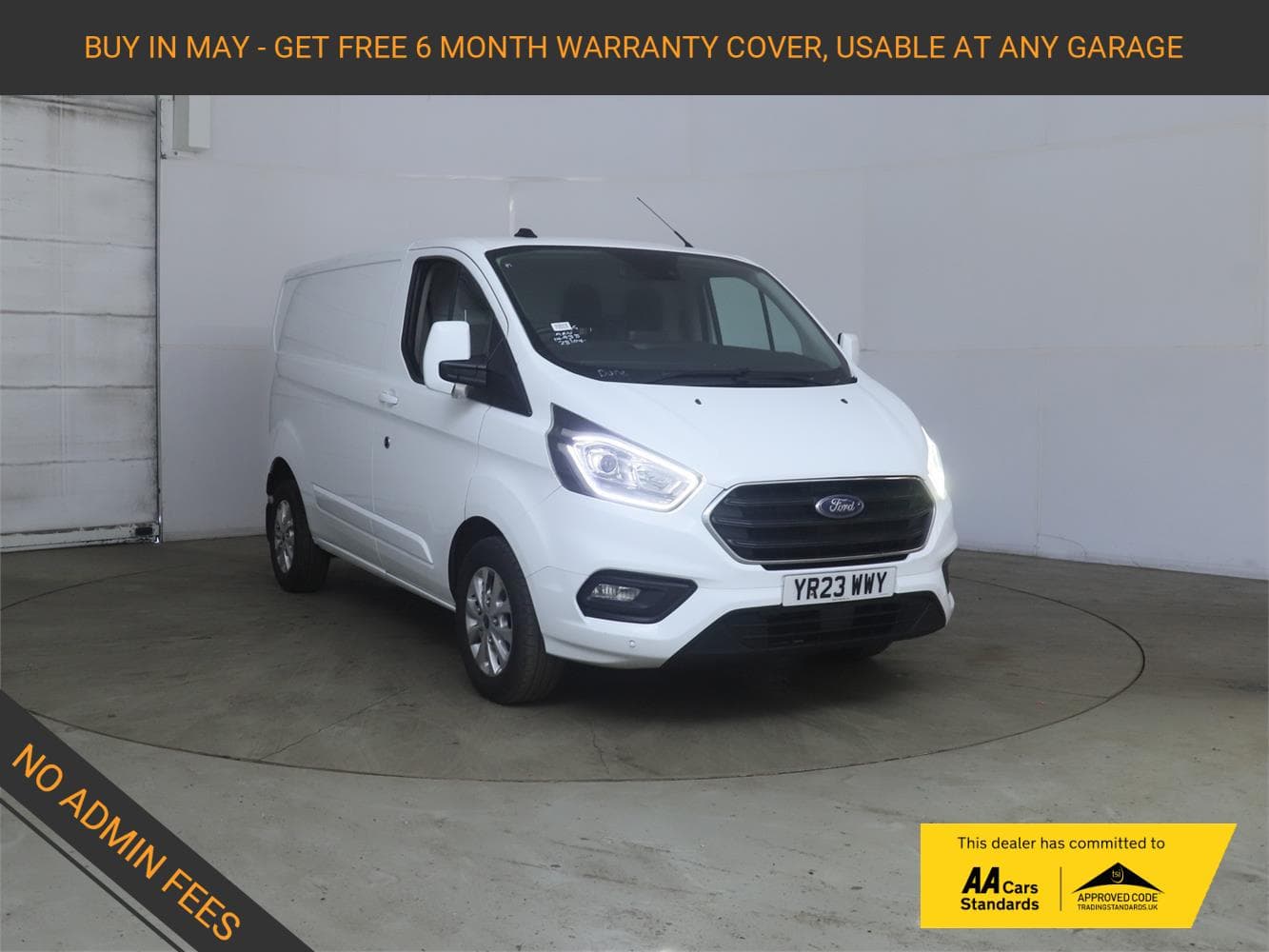 2023 Ford Transit Custom 2.0 280 EcoBlue Limited Panel Van 5dr Diesel Manual L1 H1 Euro 6 (s/s) (130 ps)