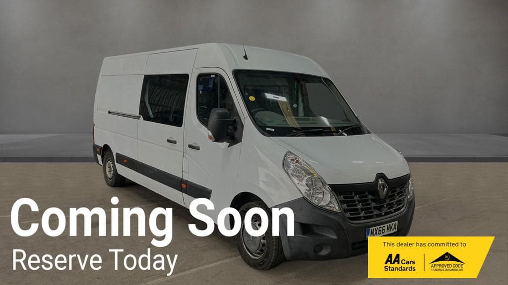 2016 Renault Master 2.3 dCi ENERGY 35 Business Combi Van Double Cab 5dr Diesel Manual FWD MWB Medium Roof Euro 6 (s/s) (9 Seat) (145 ps)