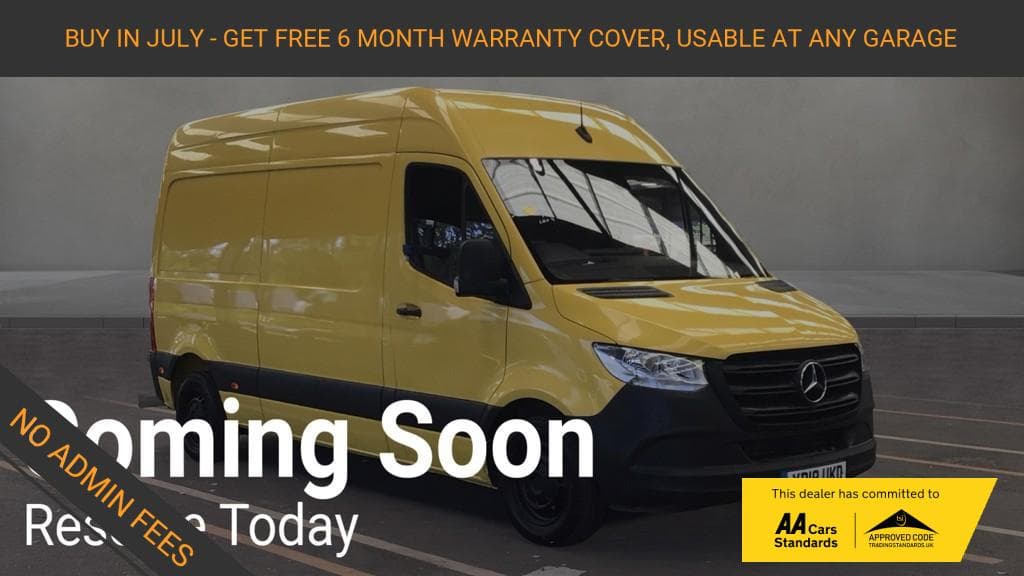 2019 Mercedes-Benz Sprinter 2.1 314 CDI Panel Van 5dr Diesel Manual FWD L2 H2 Euro 6 (143 ps)