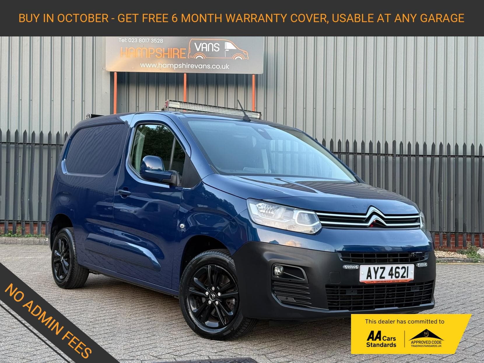 2020 Citroen Berlingo 1.5 BlueHDi 1000 Driver M Panel Van 5dr Diesel EAT8 SWB Euro 6 (s/s) (130 ps)