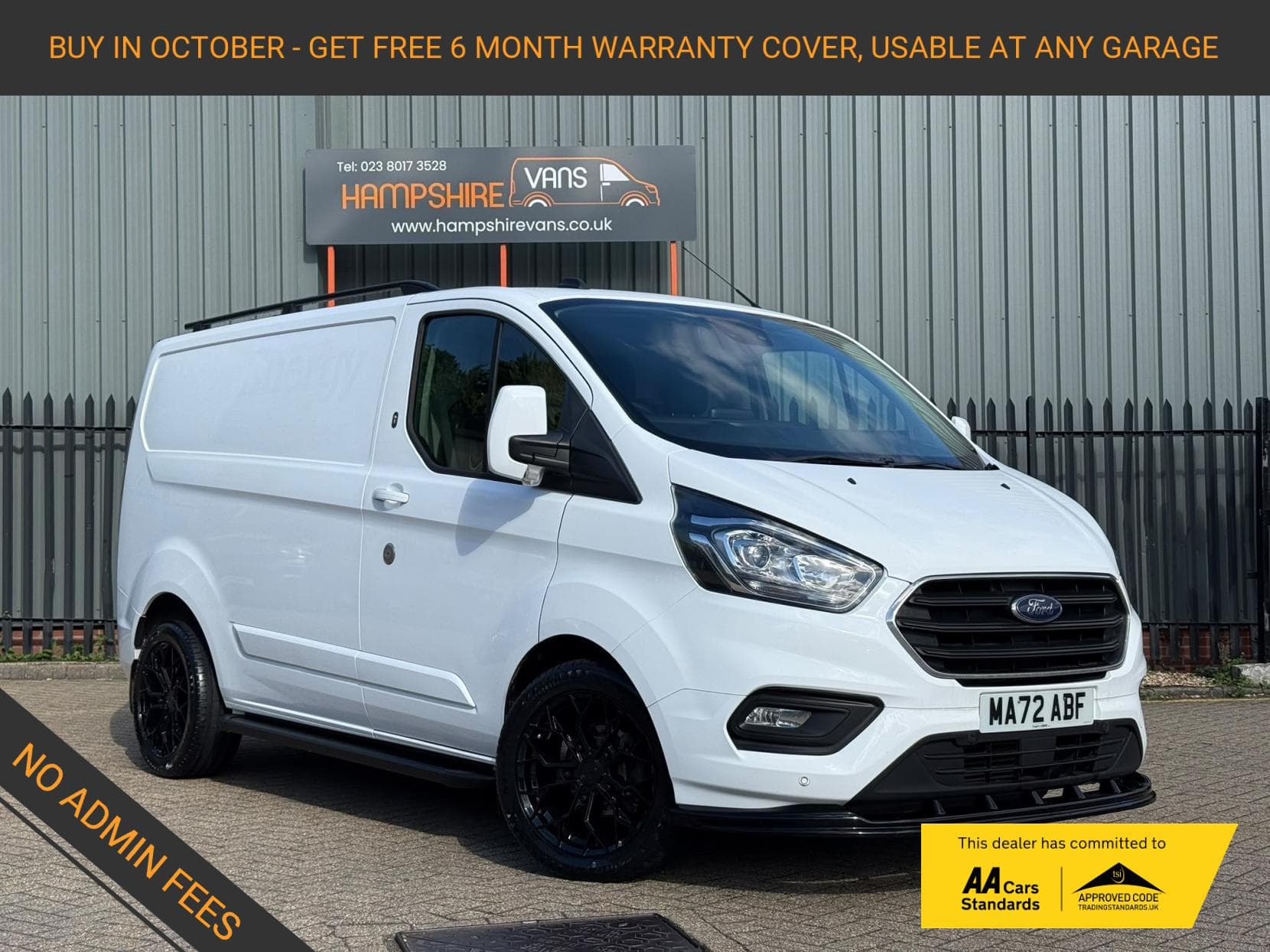 2022 Ford Transit Custom 2.0 300 EcoBlue Limited Panel Van 5dr Diesel Manual L1 H1 Euro 6 (s/s) (130 ps)