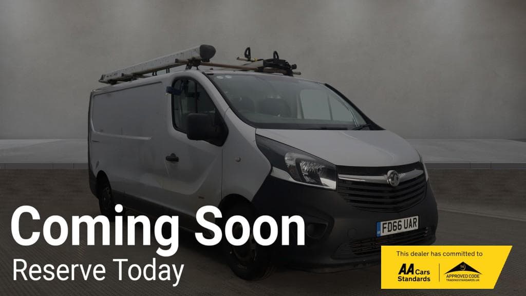 2017 Vauxhall Vivaro 1.6 CDTi 2900 BiTurbo Panel Van 5dr Diesel Manual L2 H1 Euro 6 (s/s) (125 ps)