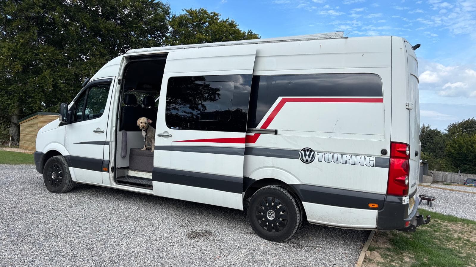 VW Crafter Long Wheel Base. 2008, 3 seat belts, 4 beds.