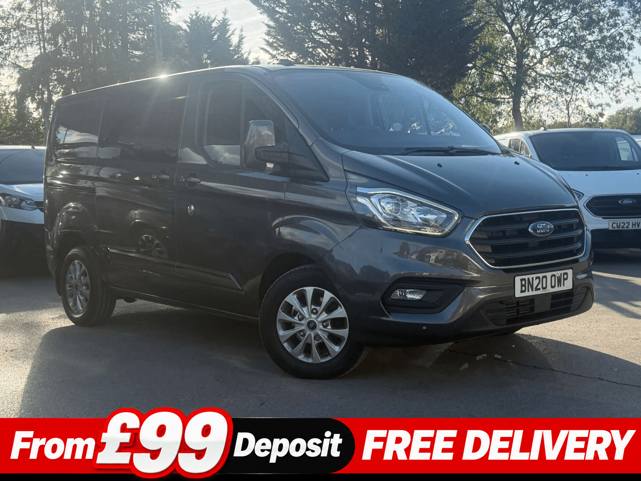 Ford Transit Custom 2.0 320 EcoBlue Limited Crew Van Double Cab 5dr Diesel Auto L1 H1 Euro 6 (s/s) (185 ps)