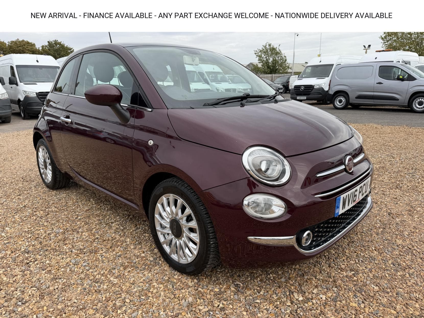2016 Fiat 500 0.9 TwinAir Lounge Hatchback 3dr Petrol Manual Euro 6 (s/s) (105 ps)
